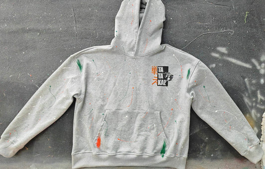 Tatakae grey hoodie